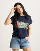 Camiseta Manga Corta Azul Marino - Januri