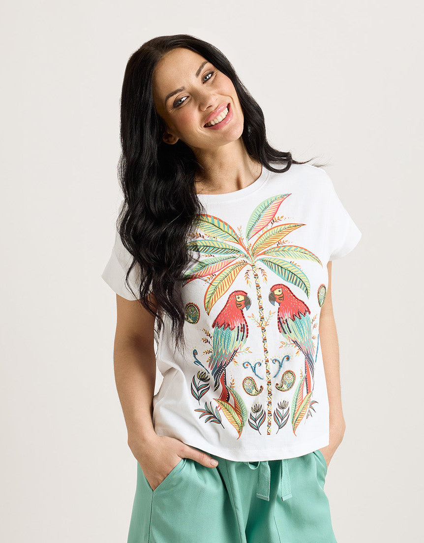 Camiseta Manga Corta Blanco - Lofarm