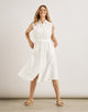 White Midi Dress - Jonix