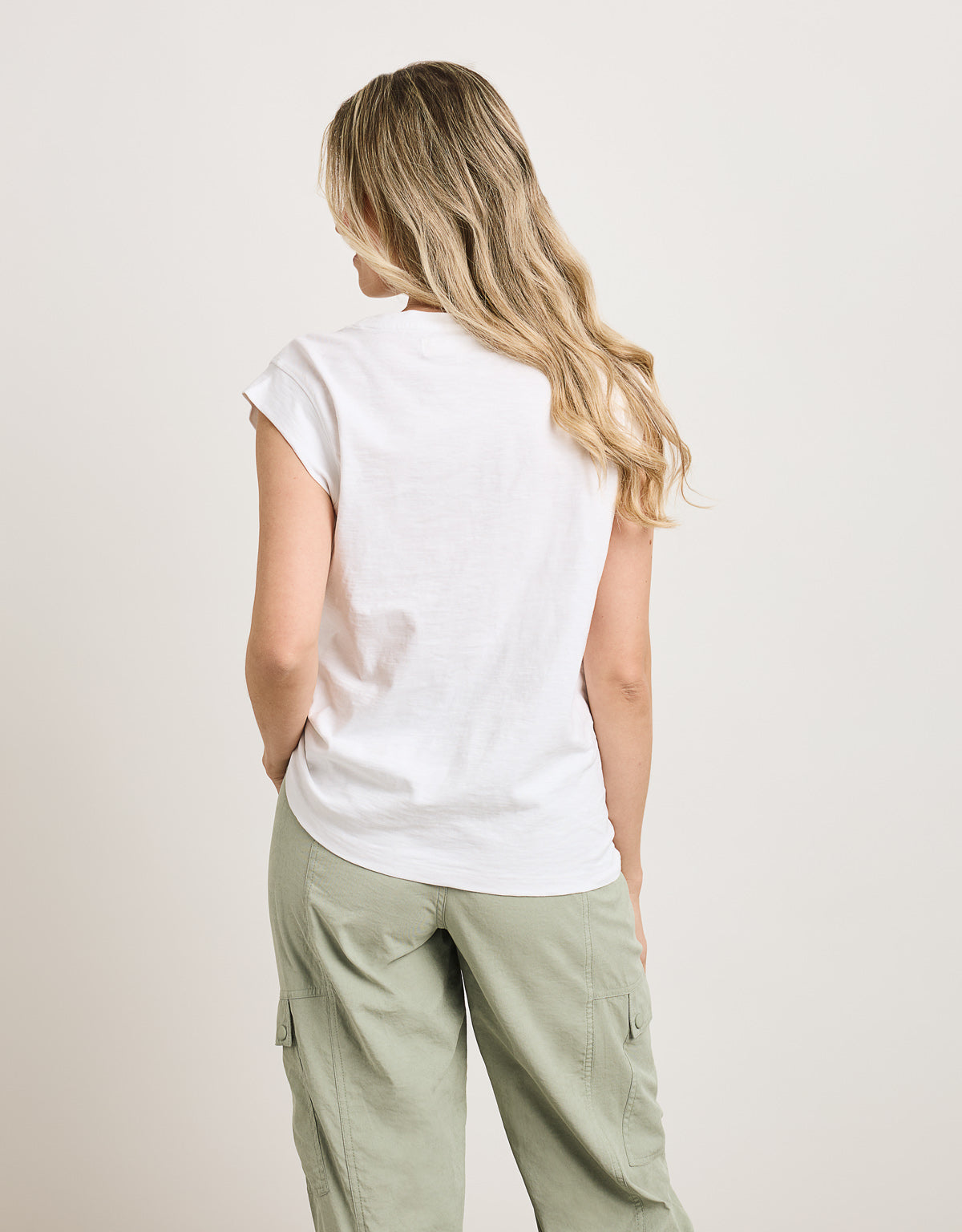 Camiseta Manga Corta Off White - Lulina 