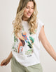 Camiseta Manga Corta Off White - Lulina 