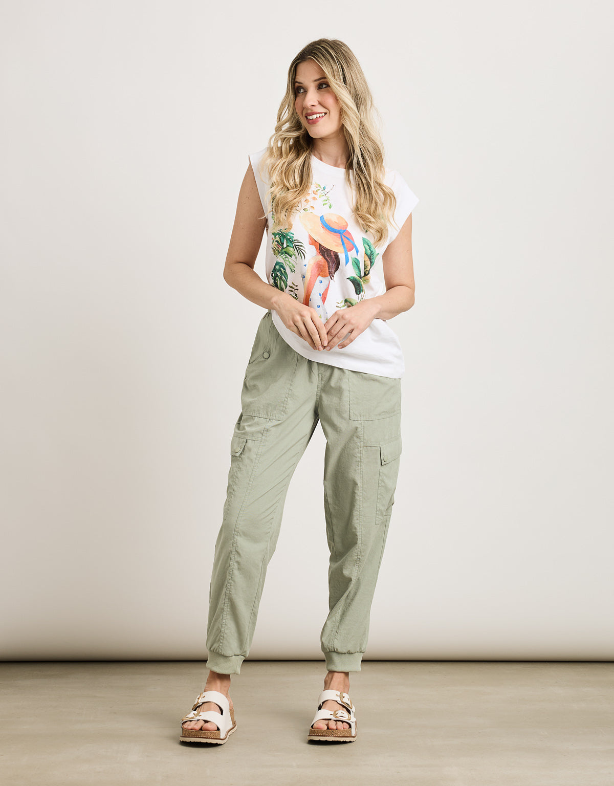 Camiseta Manga Corta Off White - Lulina 