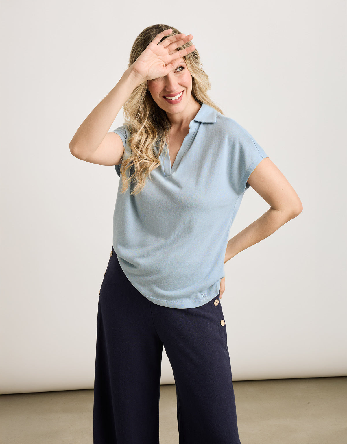 Camiseta Manga Corta Azul - Tandera 
