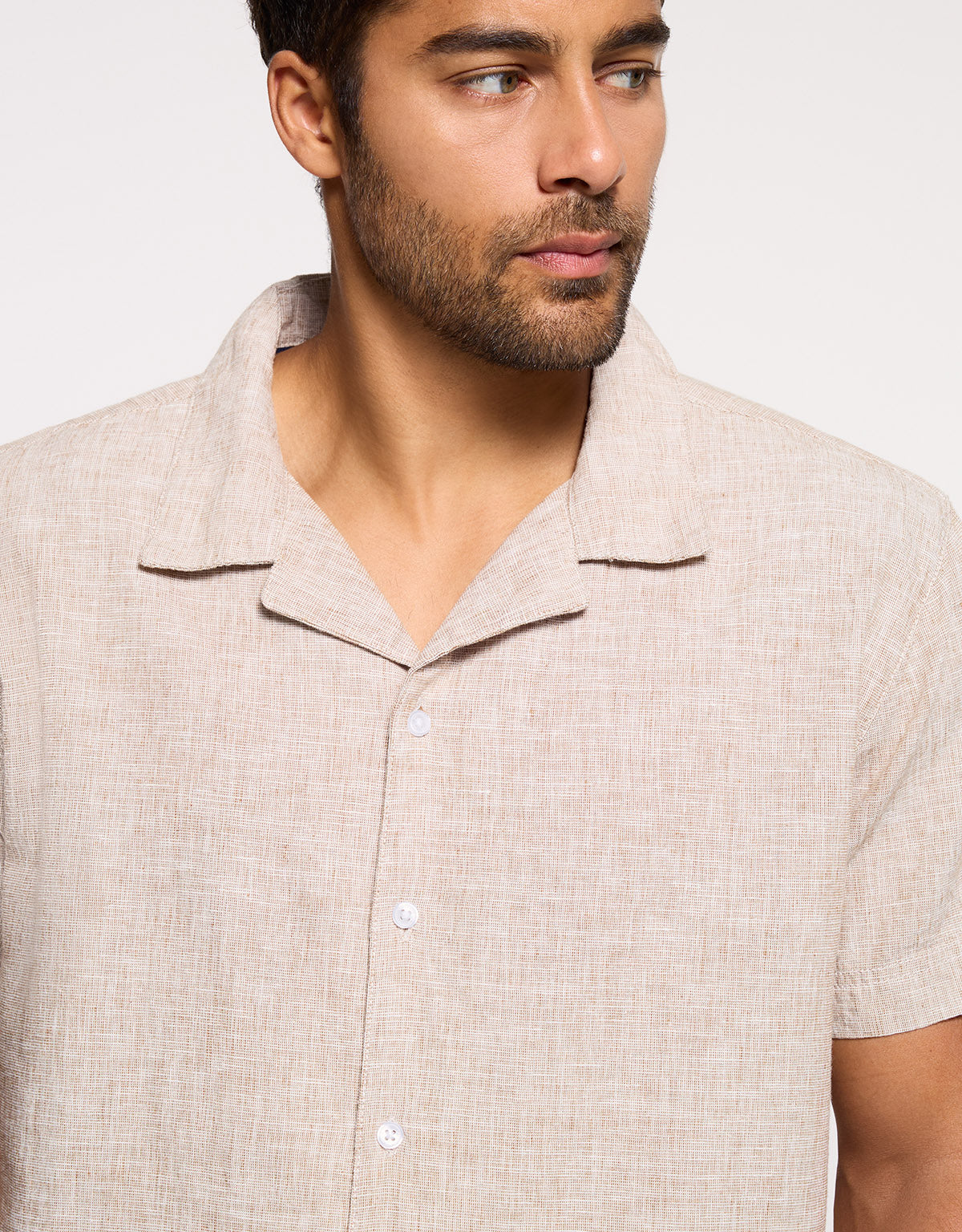 Beige Linen Shirt - Deon
