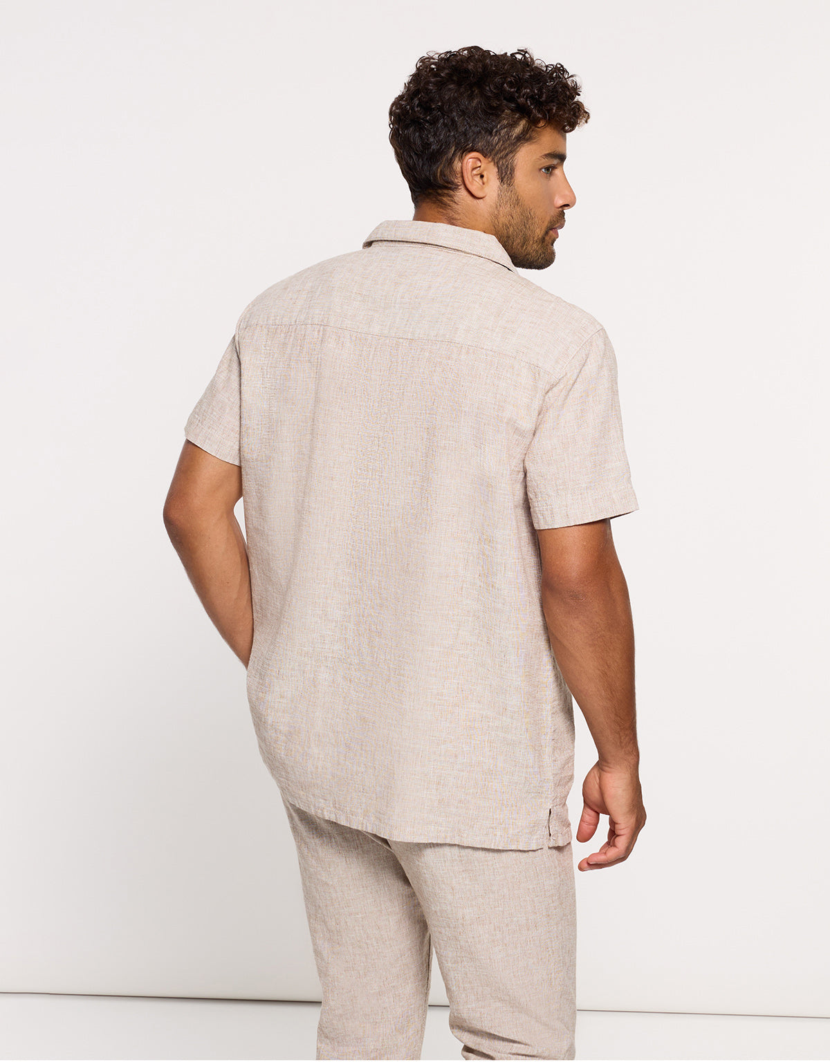 Beige Linen Shirt - Deon