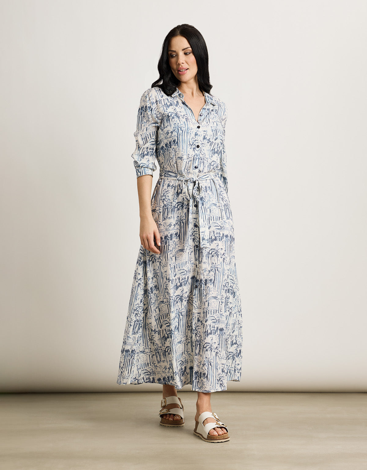 Vestido Largo Azul - Clarkela
