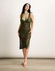 Khaki Midi Dress - Pinto