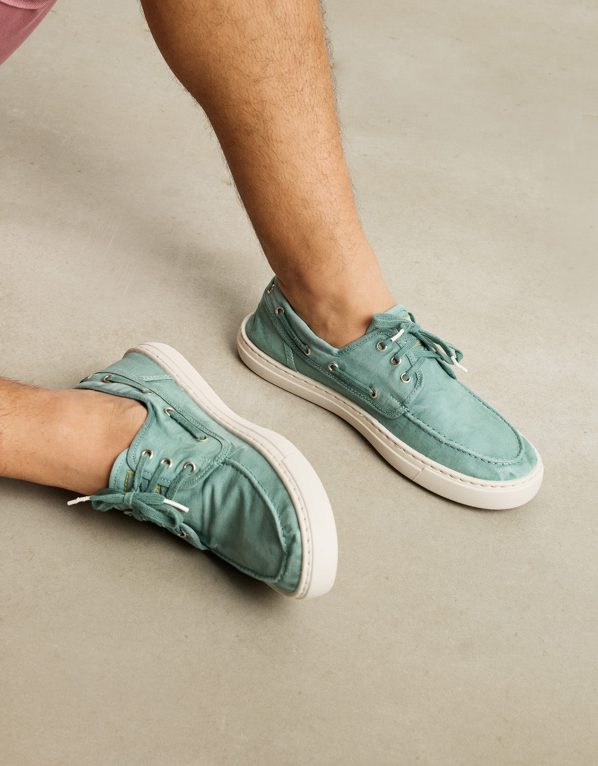 Green Boat Shoes - Nautic
