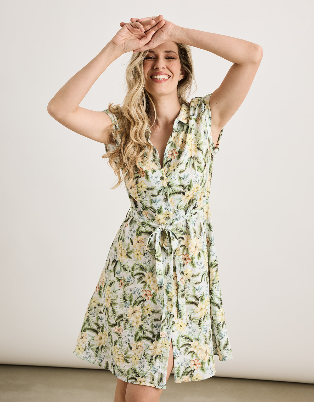 Vestido Corto Amarillo - Sason 
