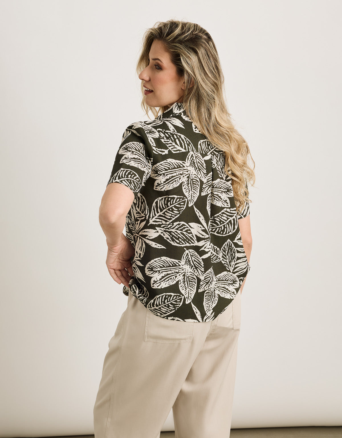 Camisa Manga Corta Verde - Bajita 