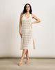 White Midi Dress - Elvisa
