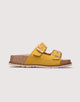 Heeled Sandal Organic Mustard Wedge - Sintran