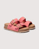 Pink Bio-Leather Wedge Sandal - Sintran