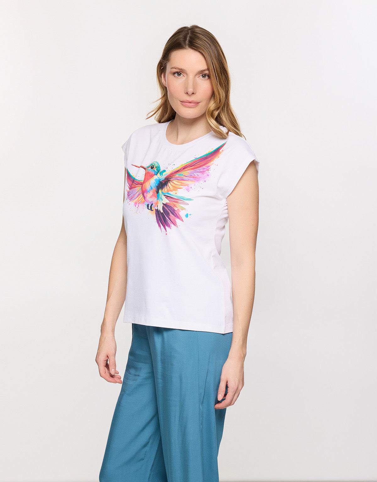 White Short Sleeve T-Shirt - Blestar