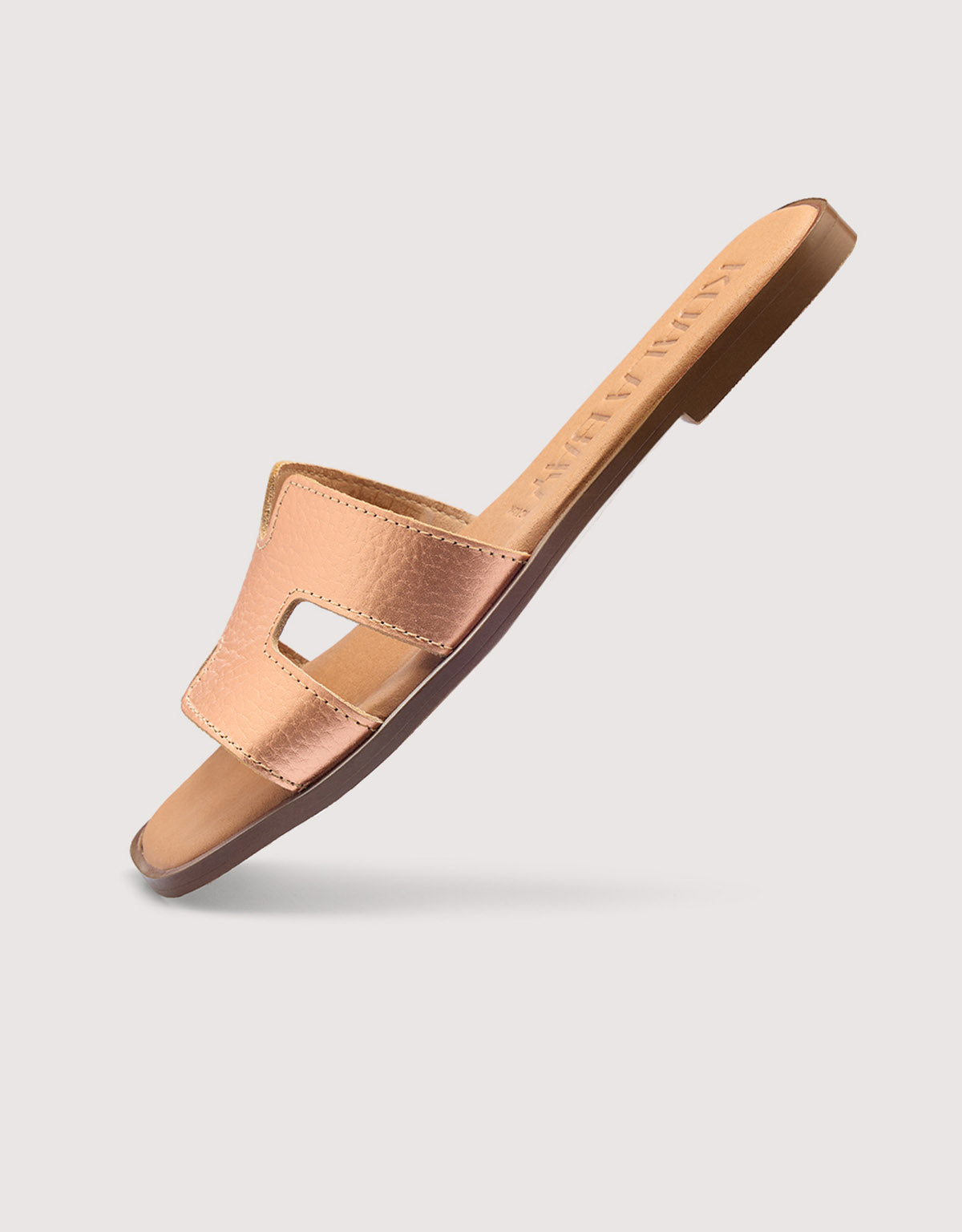 Rose Gold Mule Sandal - Bellini