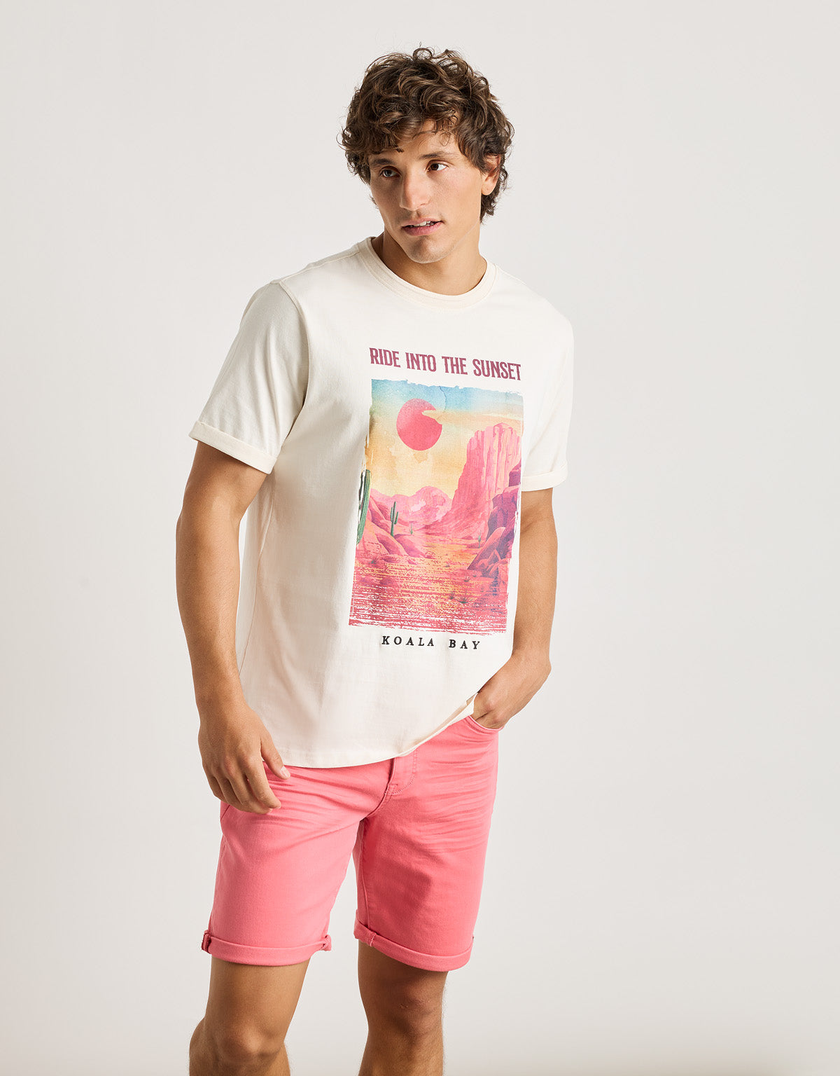Camiseta Manga Corta Off White - Colorado 