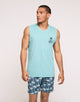 Blue Sleeveless T-Shirt - Ranker