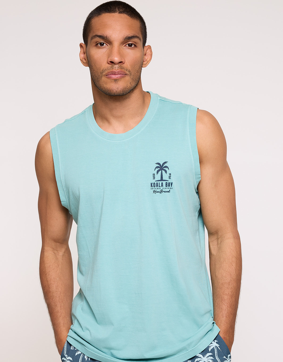 Blue Sleeveless T-Shirt - Ranker