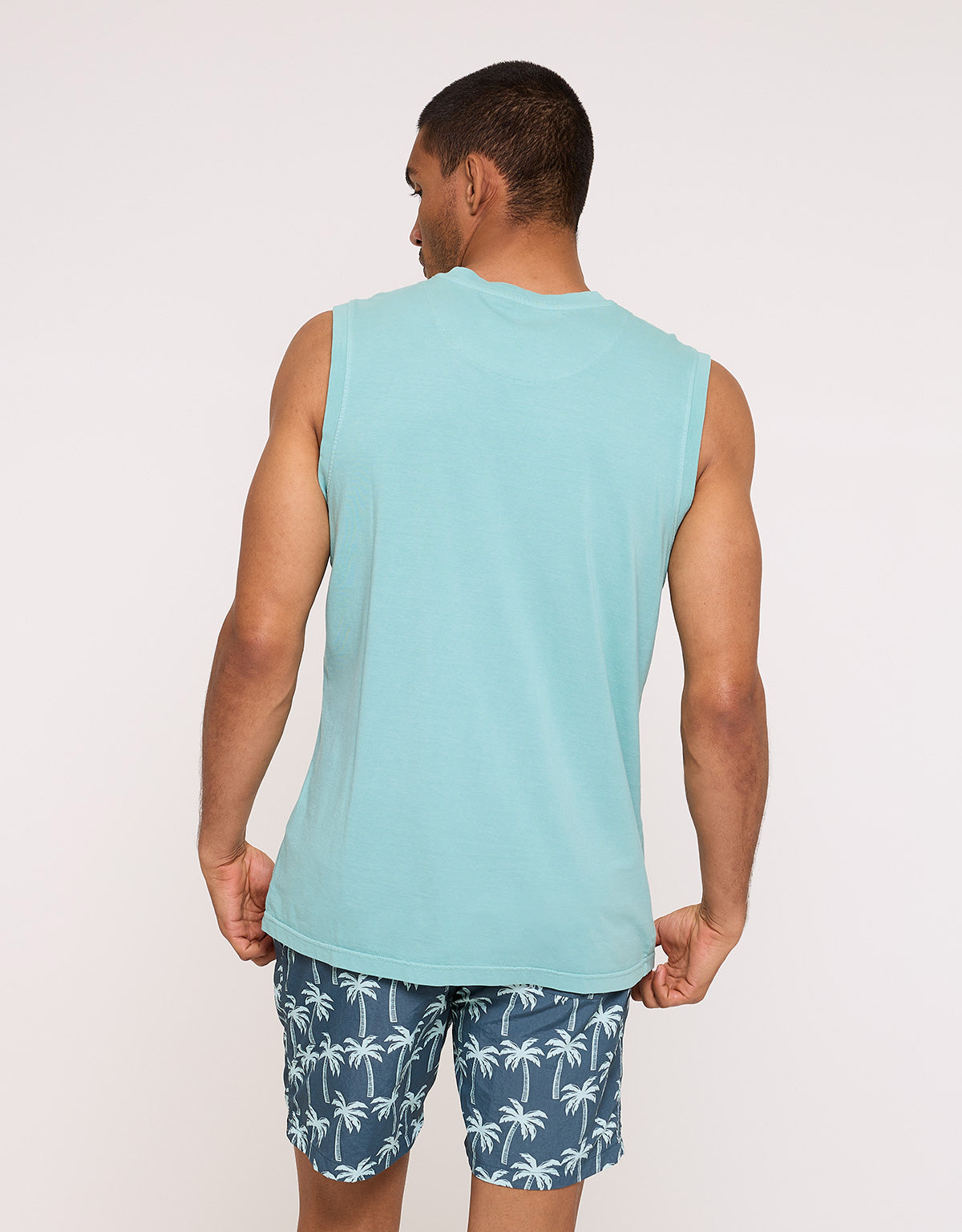 Blue Sleeveless T-Shirt - Ranker
