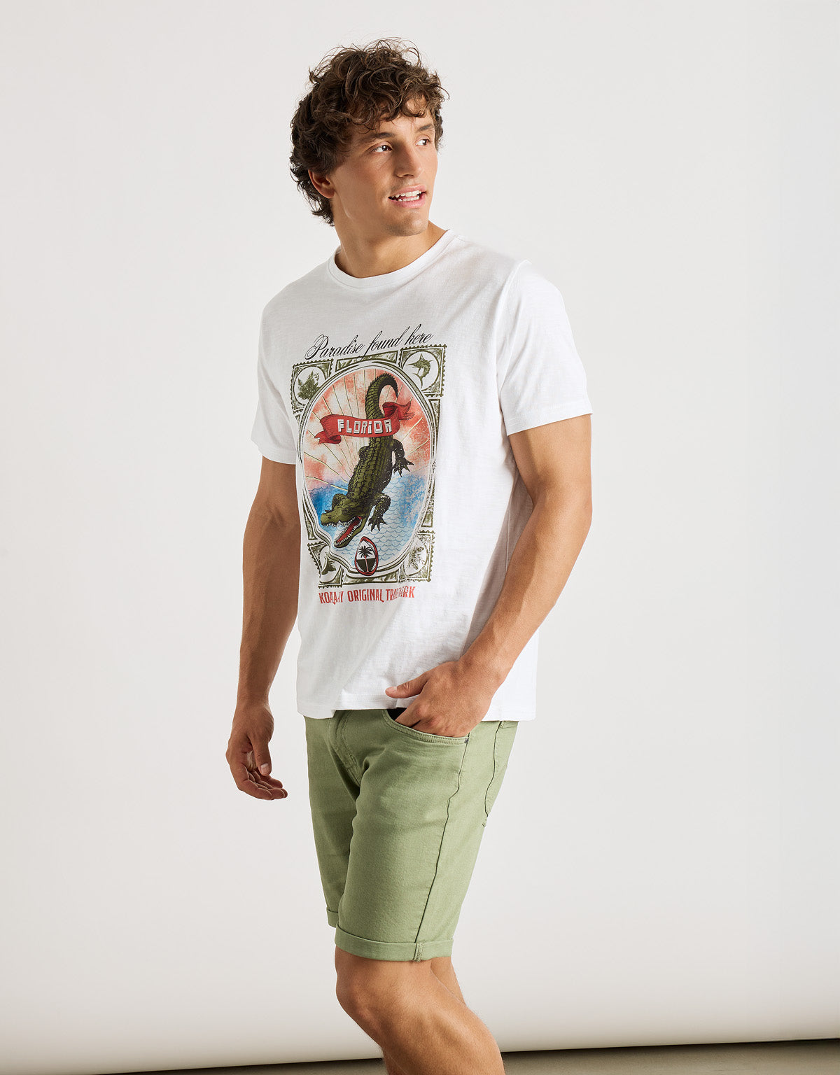 White T-shirt - Springsteen