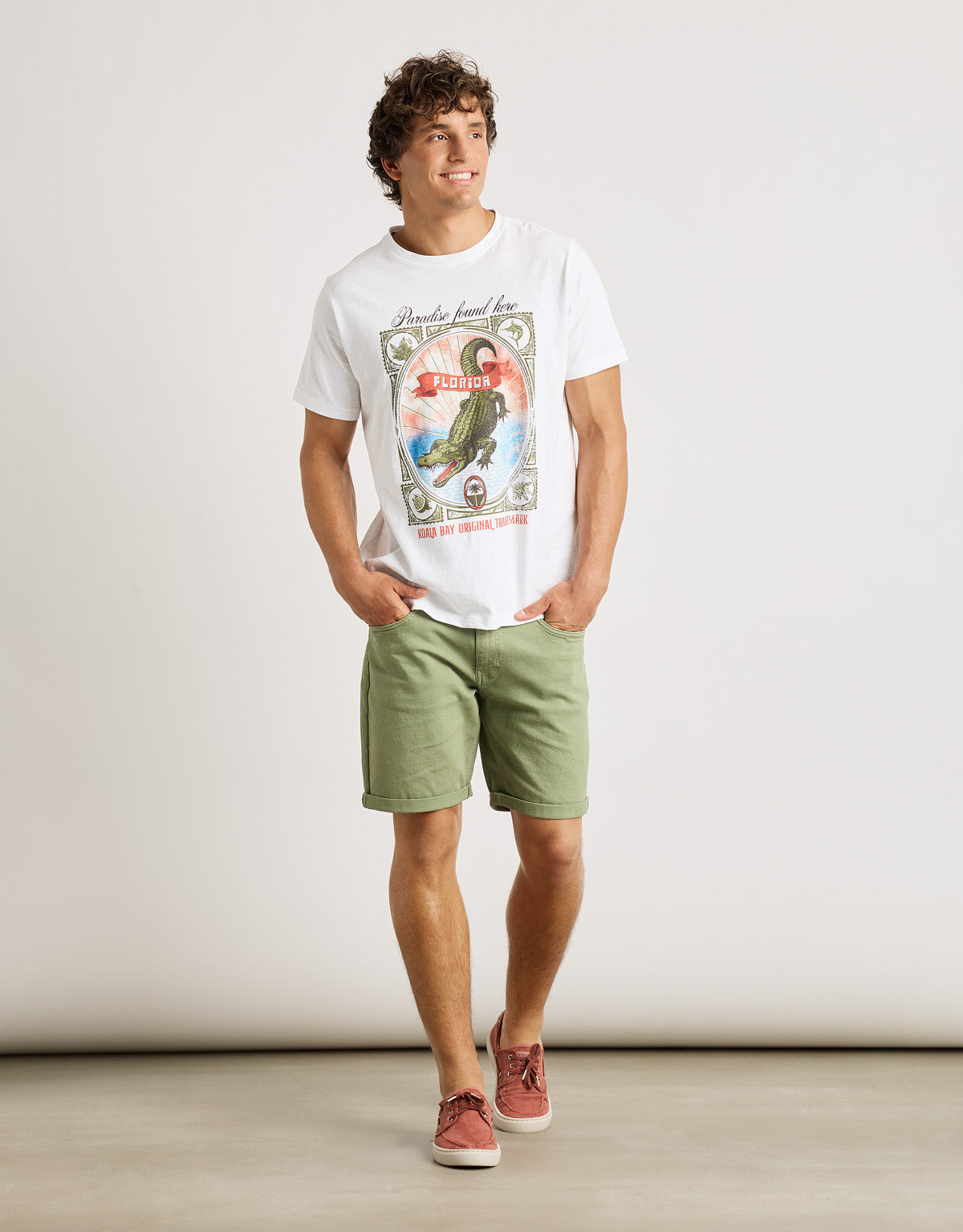 White T-shirt - Springsteen