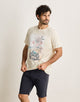 Camiseta Manga Corta Off White - Motodean