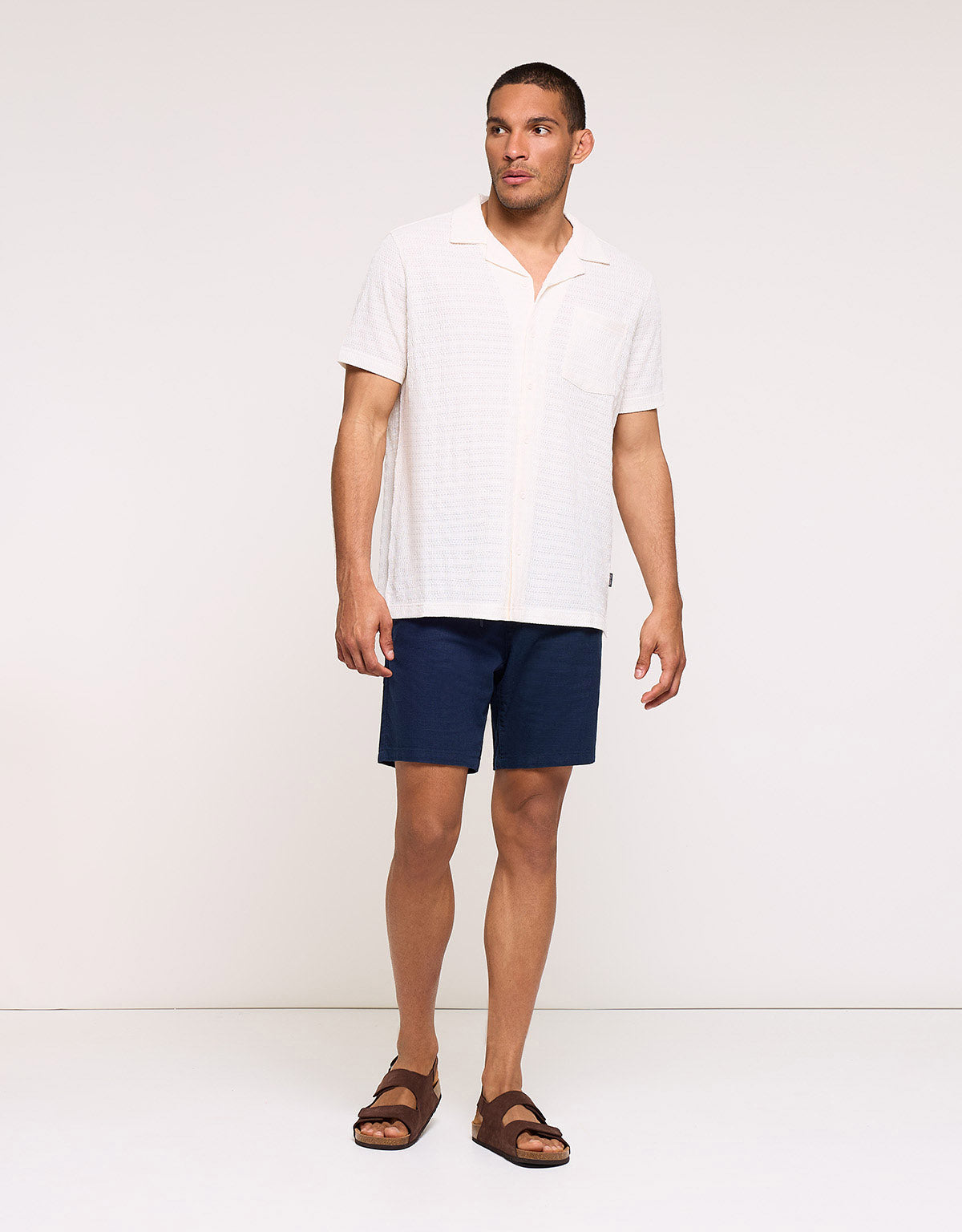 Camisa Manga Corta Blanco - Puntillet