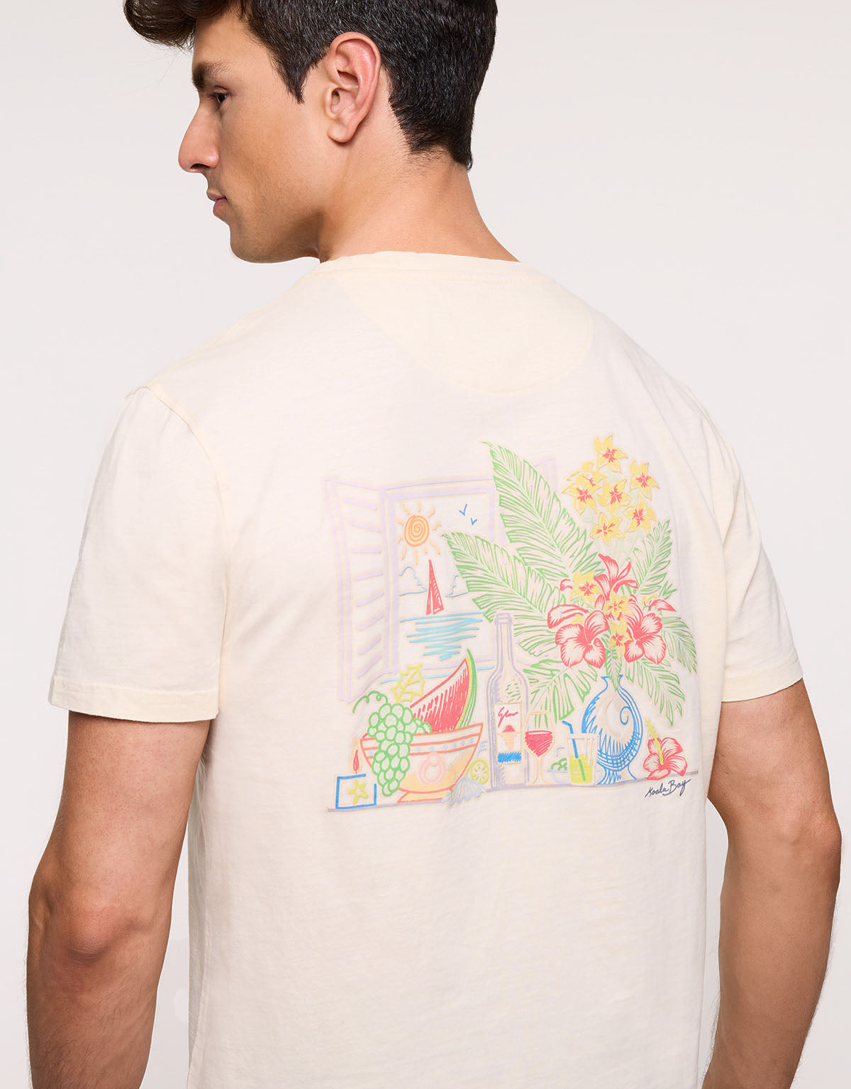 White Short Sleeve T-shirt - Hobatsam