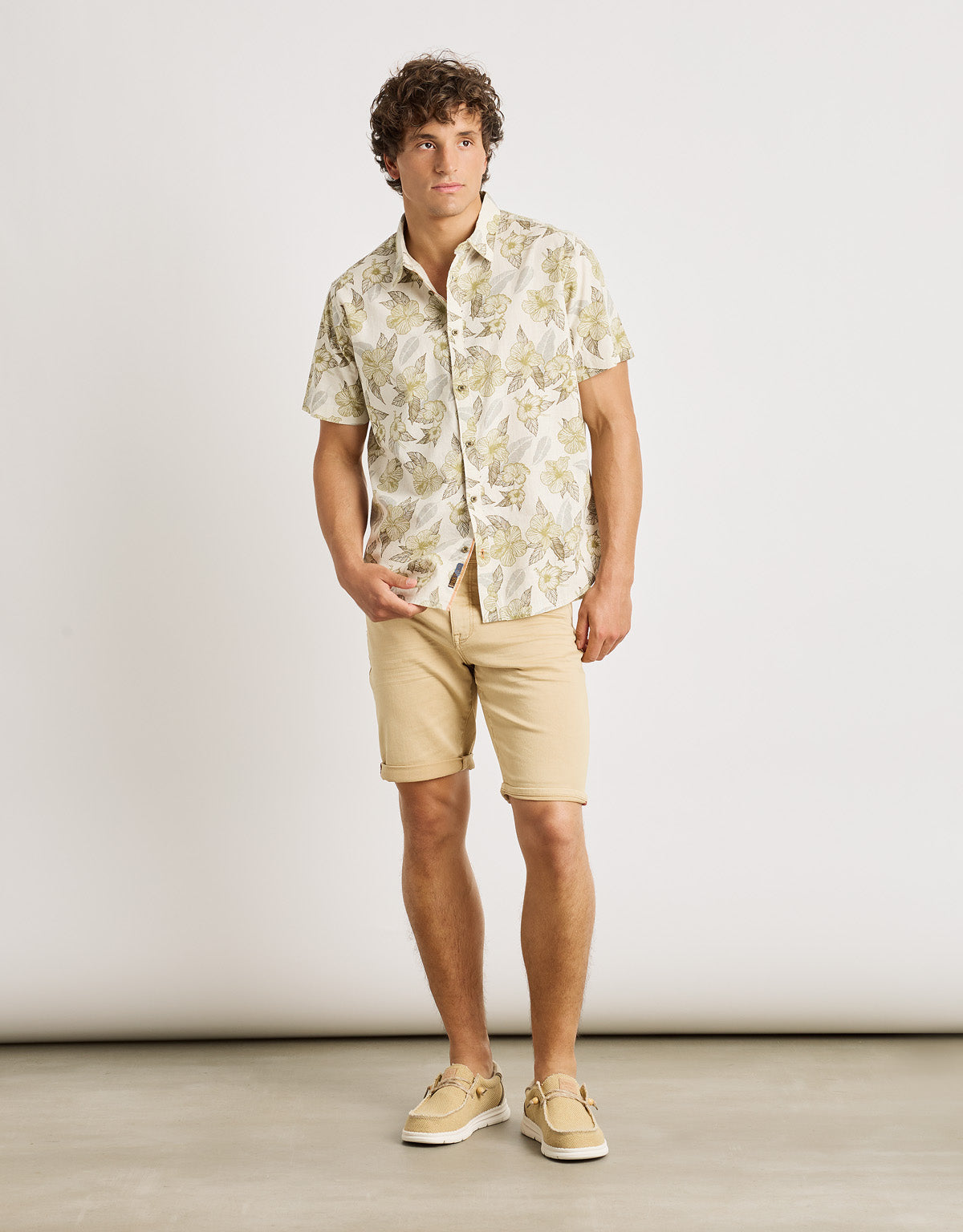 Green Short Sleeve Shirt - Soto