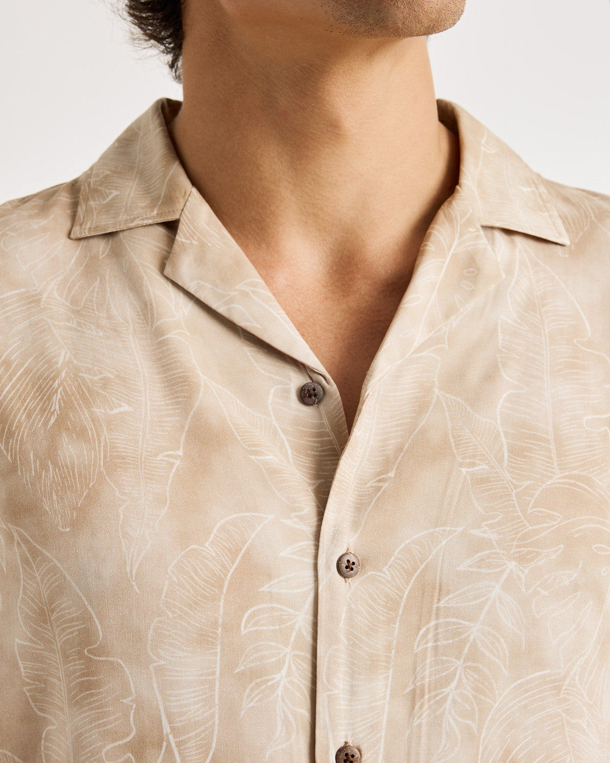 Short Sleeve Shirt Brown - Fog