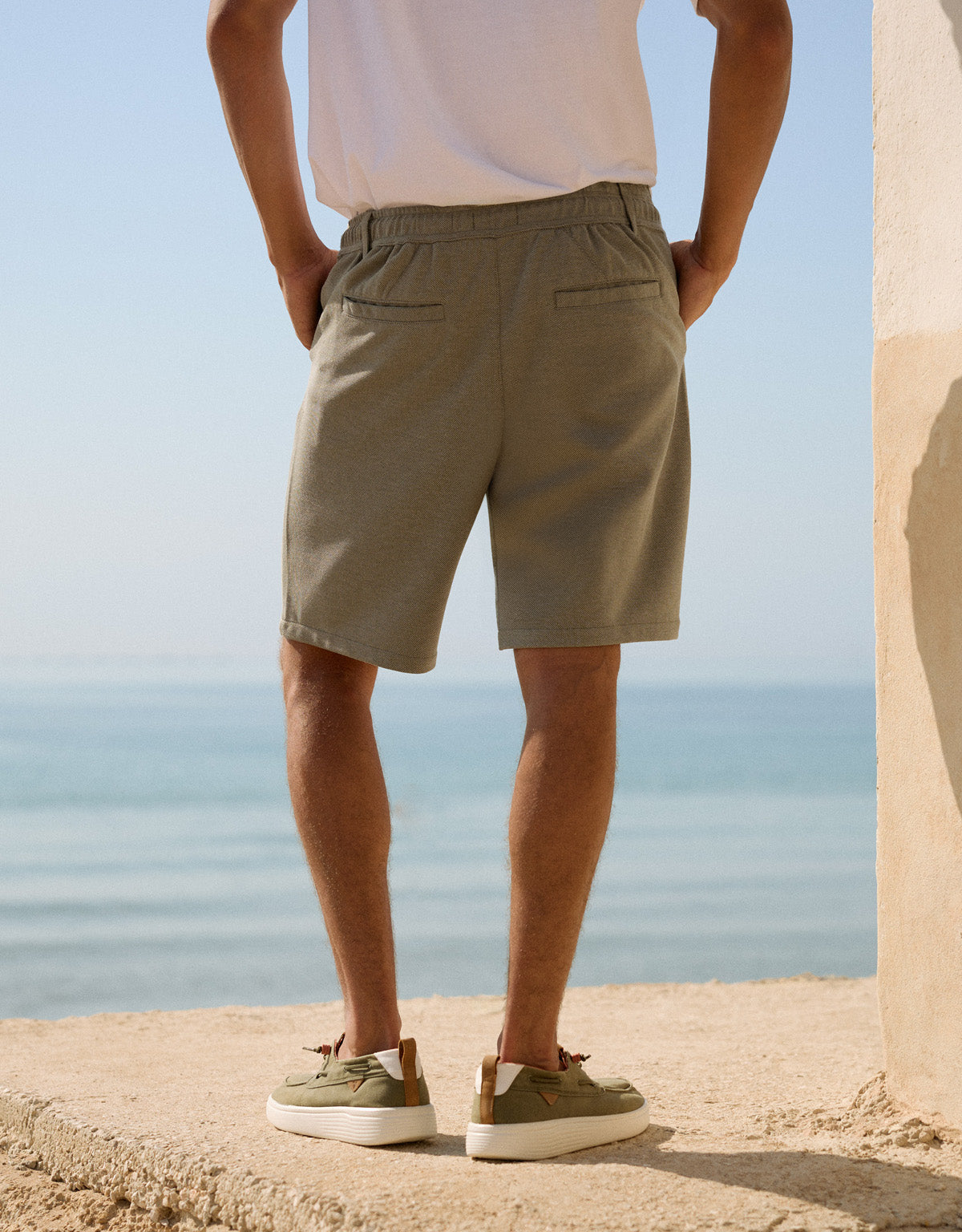 Khaki Bermuda Shorts - Player