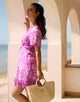 Vestido Corto Lila - Arvione