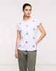 White Evil Eye T-Shirt - Olhosa