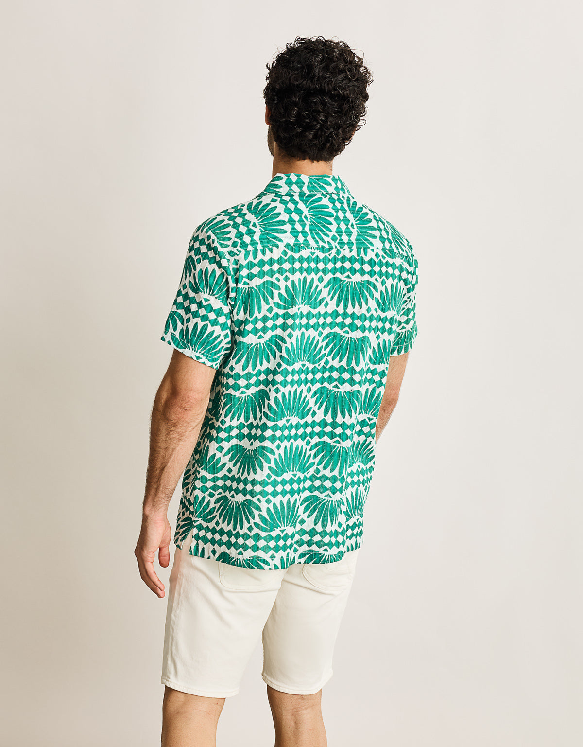 Camisa Manga Corta Verde - Alrendo 3