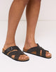 Bio Suede Sandal Anthracite - Corbett
