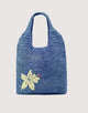 Navy Blue Shopping Bag - Hawaina