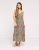 Dark Green Long Dress - Surley