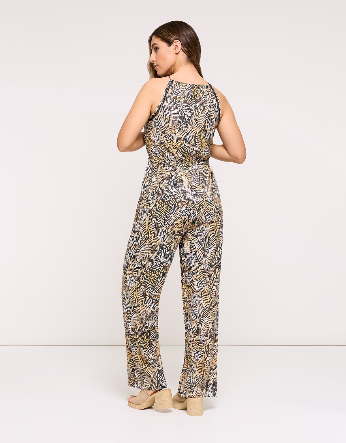 Dark Green Long Jumpsuit - Caliste