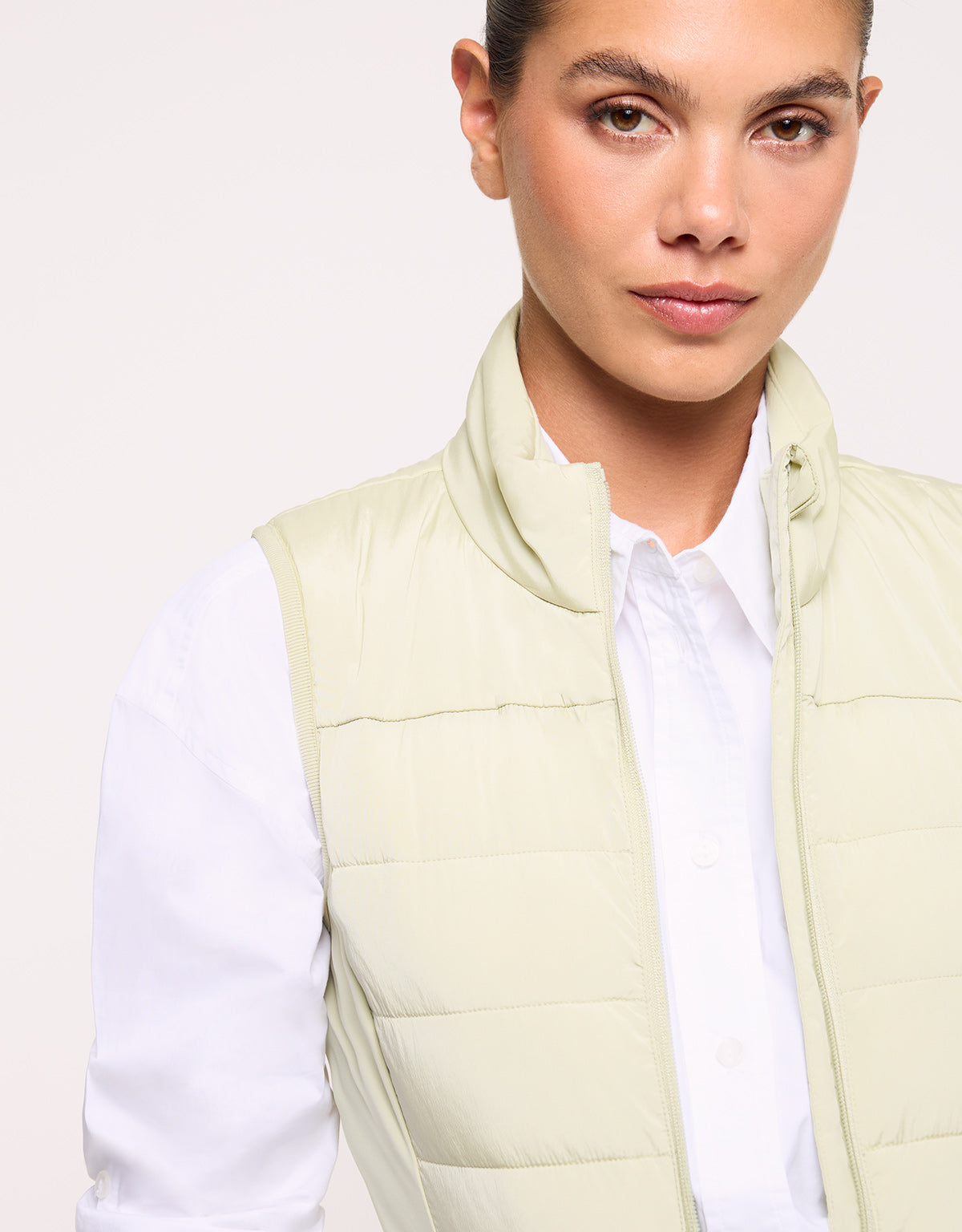 Light Green Gilet - Efebita