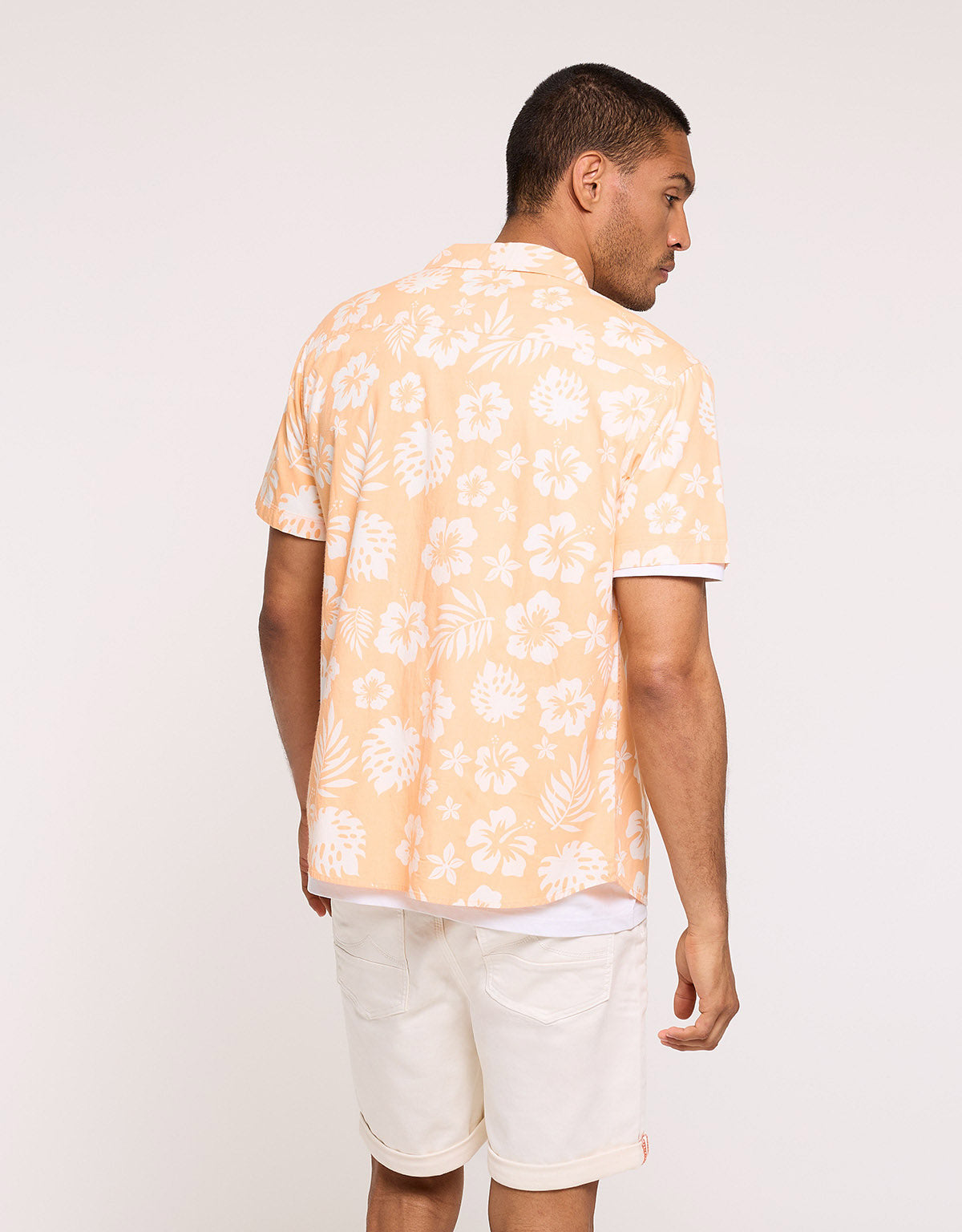 Camisa Manga Corta Naranja - Hollis 3