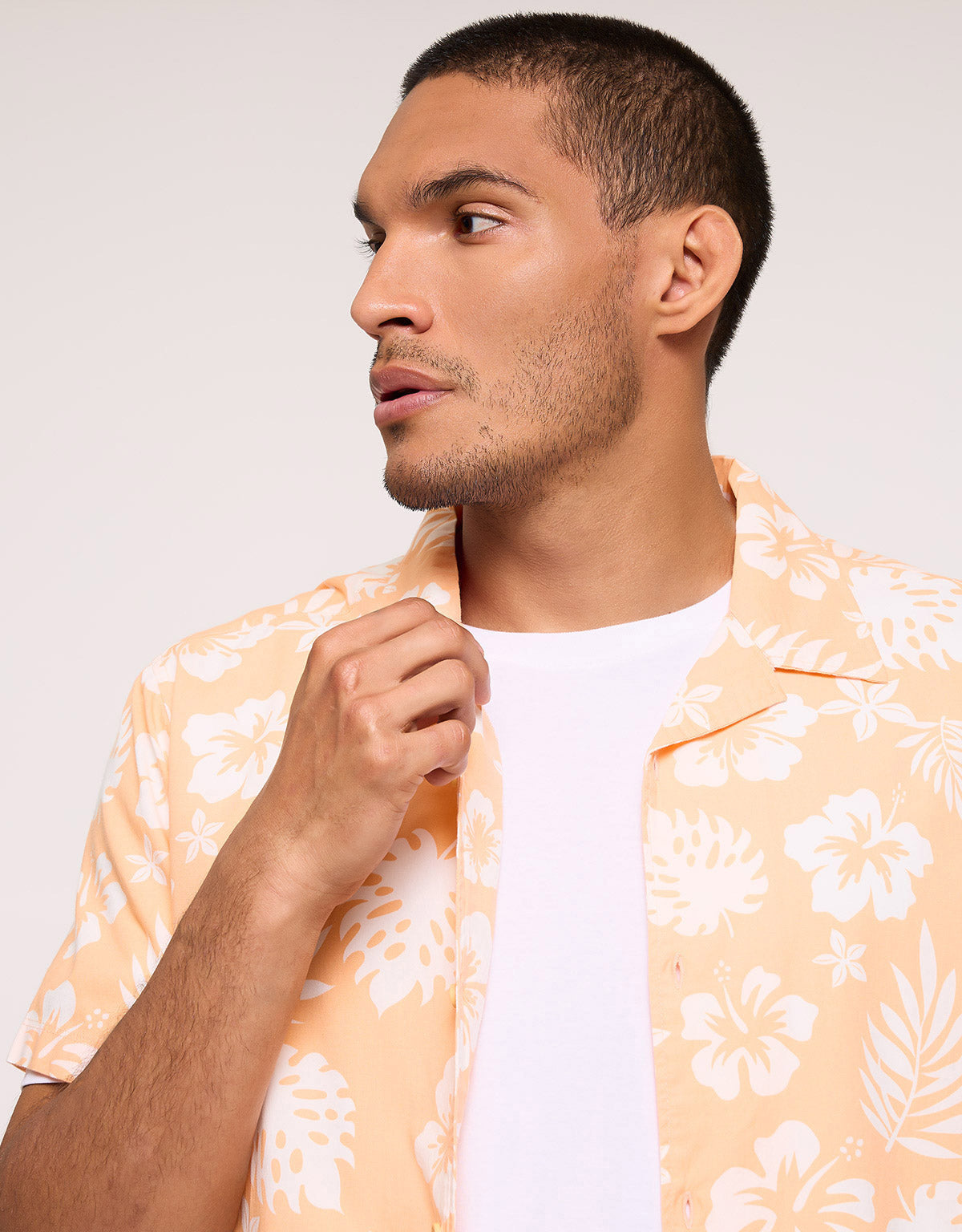 Camisa Manga Corta Naranja - Hollis 4