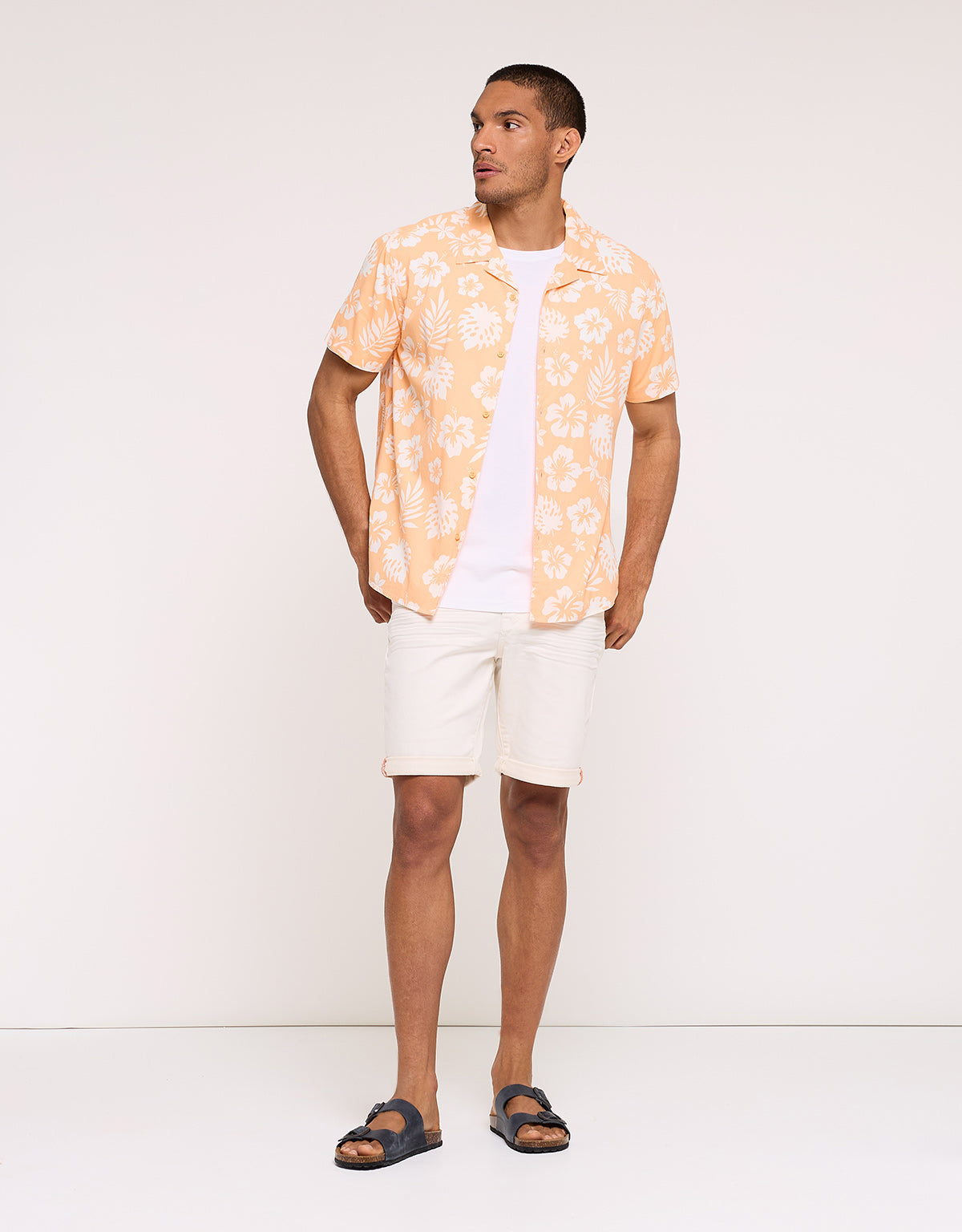Camisa Manga Corta Naranja - Hollis 5