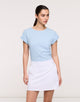 Falda Mini Blanco - Fabort
