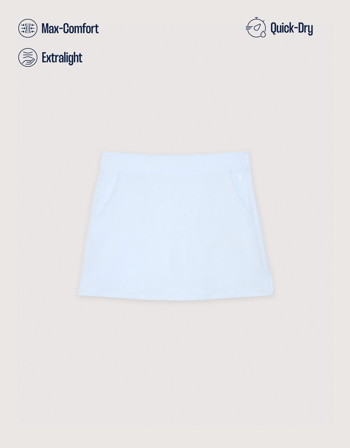 Falda Mini Azul Celeste - Fabort
