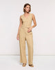 Beige Long Trousers - Mota