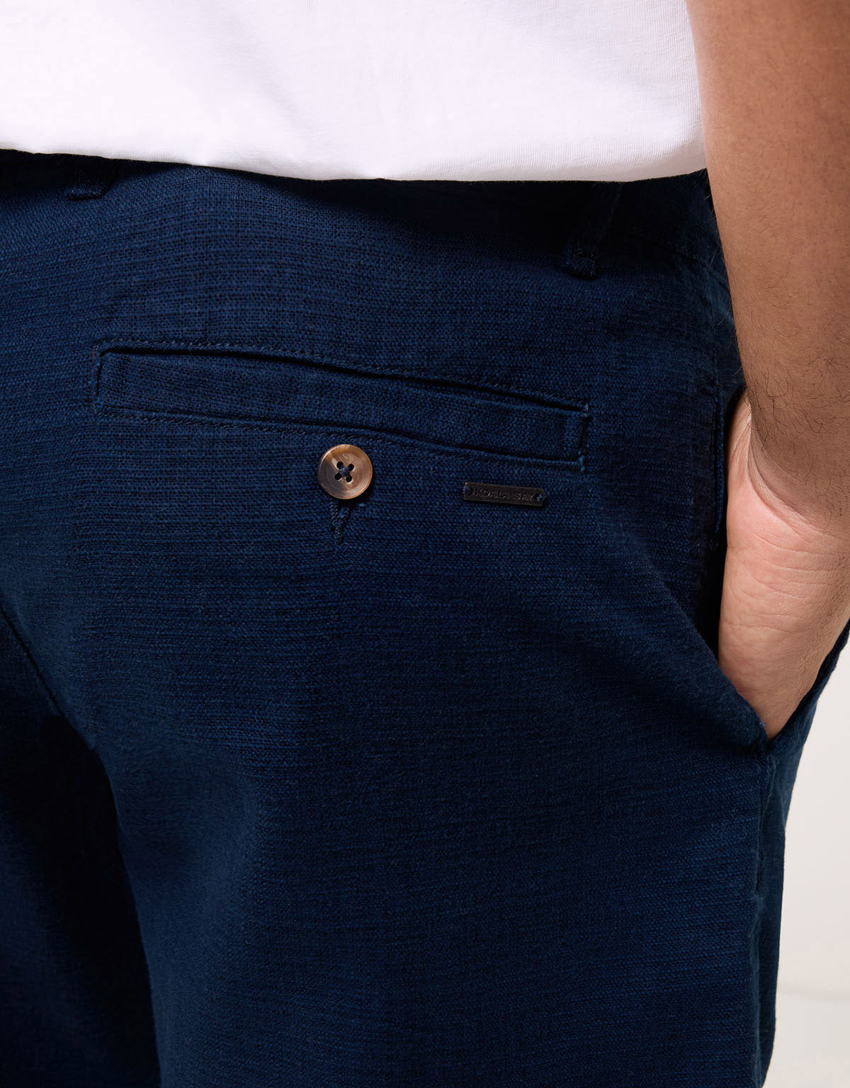 Navy Blue Bermuda Shorts - Nafio Dos