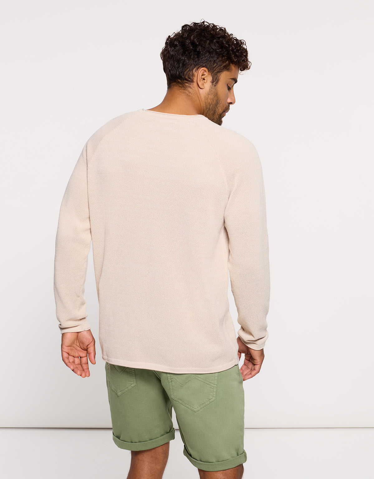 Jersey  Manga Larga Beige - Forz 4