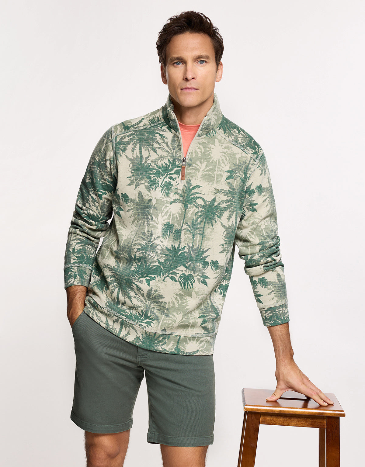 Green Sweatshirt - Mans