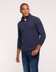 Navy Blue Quarter-Zip Sweatshirt - Falkner