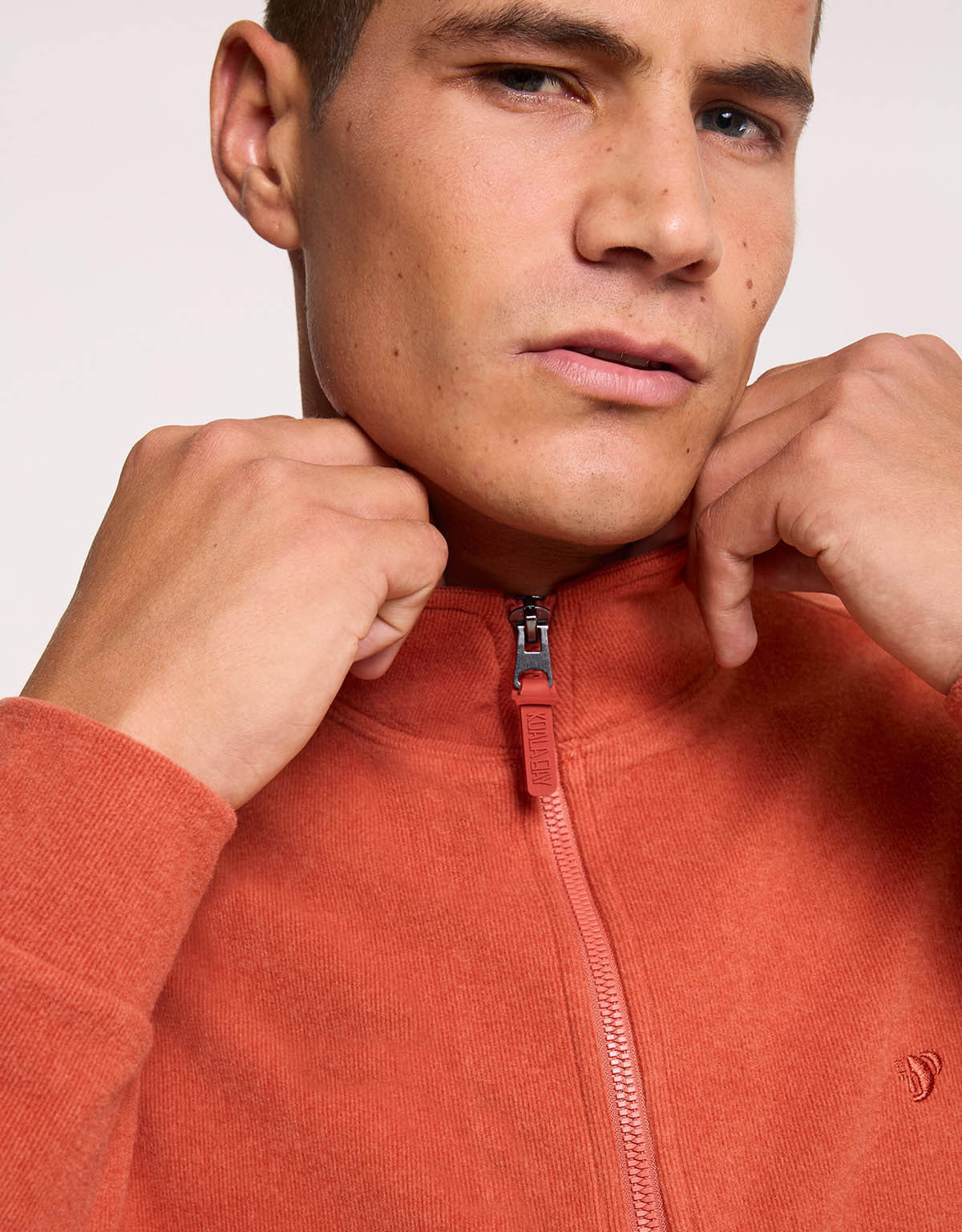 Sudadera Sin Capucha Naranja Quemado - Moses 5